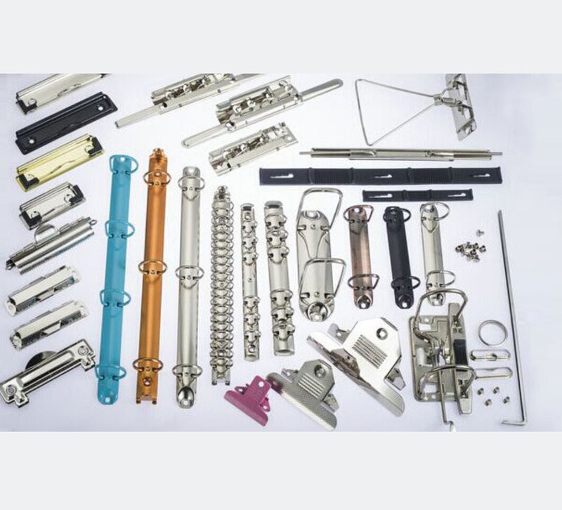 2 Holes 3 Holes 4 Holes 6 Holes 9 Holes 20 Holes 26 Holes 30 Holes Metal Binding Clip A4A6B5B7 Binder Plastic Clip - Image 2